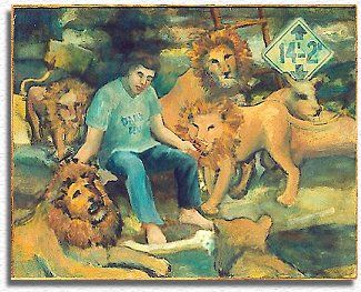 Daniel and the Lions -Left Click for Enlargement