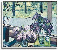 Studio Window Lilacs -Left Click for Enlargement